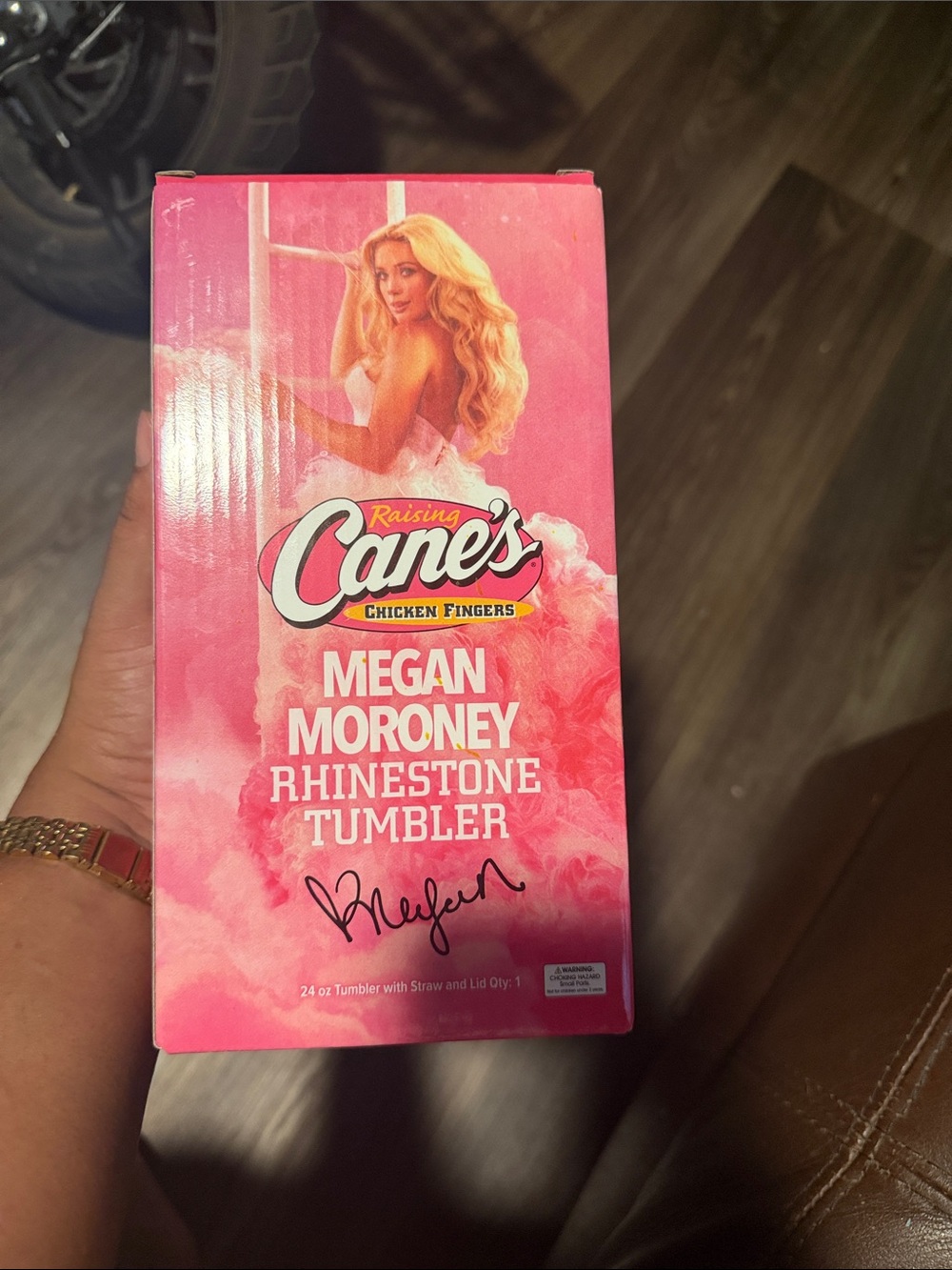 Megan Moroney Pink Rhinestone Tumbler